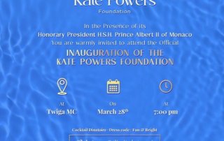 Invitation Inauguration Of The Kate Powers Foundation March 28