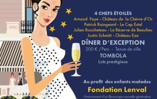 Invitation To Charity Gala Dinner April 28 At Saint Jean Cap Ferrat