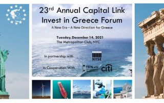 Invitation 23rd Annual Capital Link Invest In Greece Forum, December 14